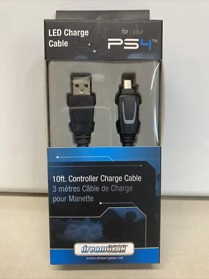 DreamGear DG-DGPS4-6405 PS4 LED Charge Cable Foto 1 de 2