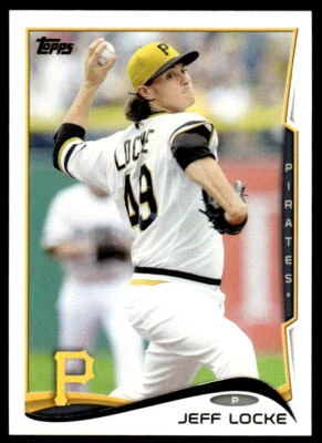 2014 Topps #608 Jeff Locke Pittsburgh Pirates Baseball - Image 1 of 2