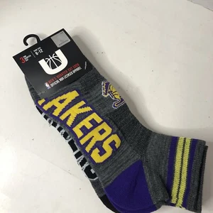 NBA L A Lakers 3er-Pack Socken Viertelschnitt Schuhgröße 6-12 Luka LeBron - Bild 1 von 8