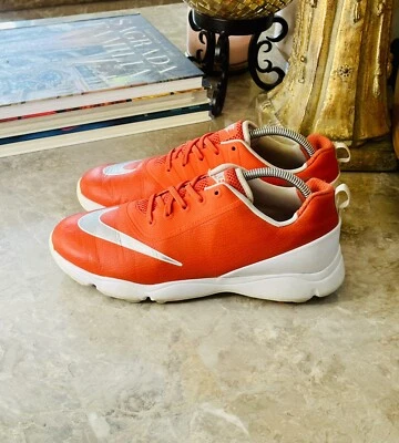 Zapatos de golf Nike Junior Lunar Control para niños talla 7Y naranja/blanco 818734-800 Foto 1 de 4