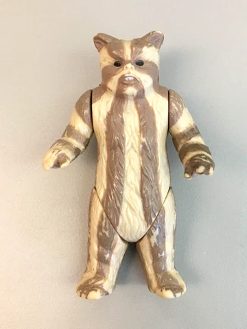 Vintage 1983 Star Wars Lili Ledy Logray Dark Stripes Action Figure Mexico Ewok Cover