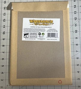 Empire Of Man Transfer Sheet Warhammer The Old World Decals NEW - Picture 1 of 5