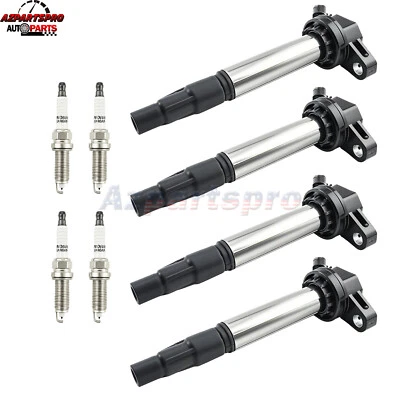 4X Ignition Coil & Spark Plug For 2011-2017 Lexus CT200h 2009-2014 Toyota Matrix - Image 1 of 4