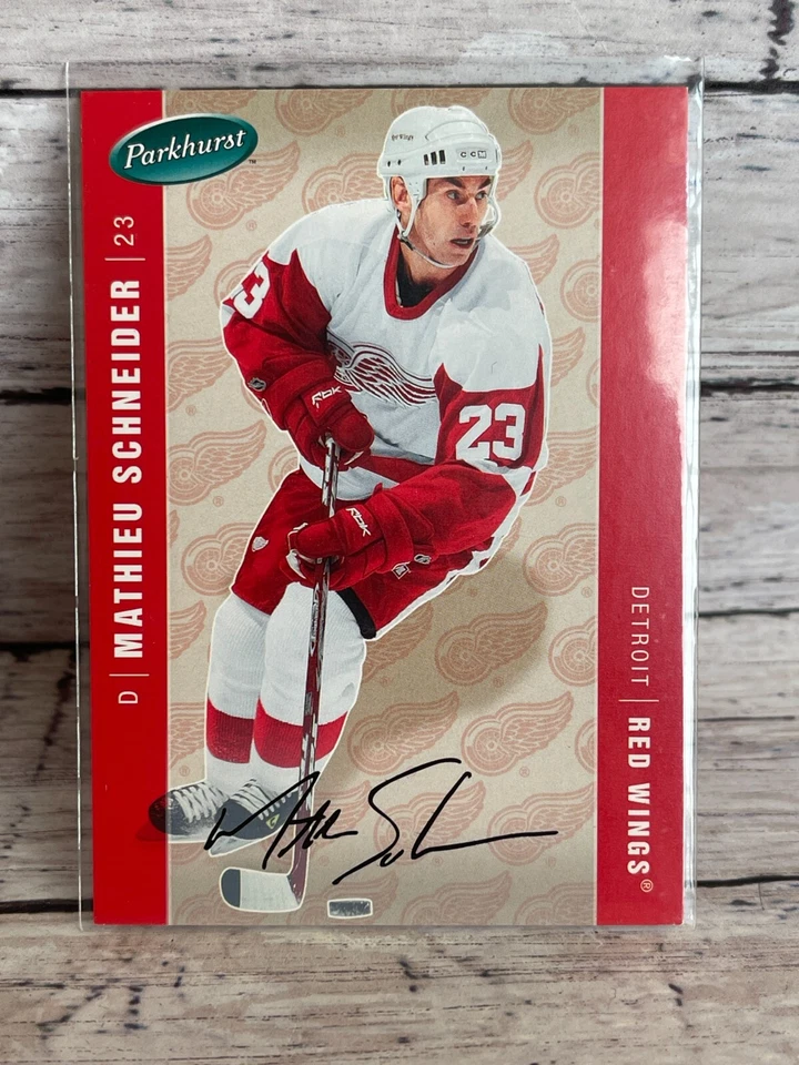 2005-06 Parkhurst Facsimile Auto Parallel (/100) - #174 Mathieu Schneider - Image 1 of 2