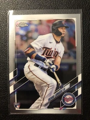 2021 Topps Chrome Update Trevor Larnach ROOKIE #USC69 Minnesota Twins - Image 1 of 2
