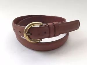 COACH Natural Glove Tanned Cowhide Belt - 8400 - Women's Size M - Picture 1 of 5