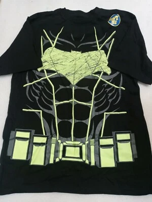 Camiseta Batman manga corta negra y amarilla de DC Comics para hombre con capa y logotipo 2XL Foto 1 de 4