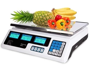 BILANCIA ELETTRONICA PROFESSIONALE DA BANCO DIGITALE ACCIAIO 40KG DISPLAY - Foto 1 di 4