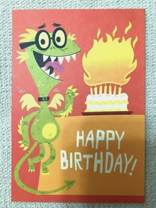 Hallmark Kids Birthday Greeting Card "Hope you're all fired up" NEW(A44) - Picture 1 of 4