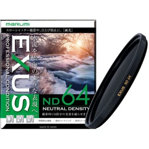 New MARUMI EXUS ND64 37mm Neutral Density Lens Filter 6 Stops - Picture 1 of 2