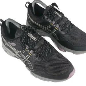 ASICS GEL VENTURE 8 Womens sz 8 M Black Lilac Running Shoes Sneakers 1012A706 - Picture 1 of 7