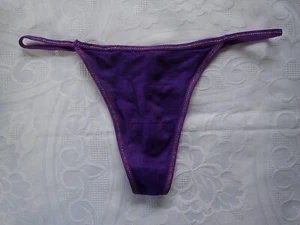 BODY, Thong in Size L, Colour in Purple, Butterfly emblem on the back - Picture 1 of 2