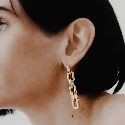 NWT Eddie Borgo supra link drop earrings - Image 1 of 4