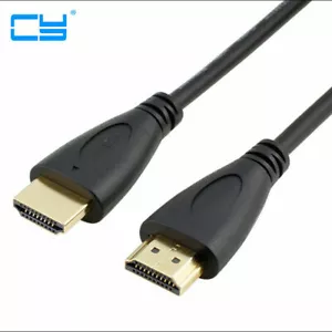 Short 0.5m HDMI Flat Cable for 1080P HD 3D HDTV PS3 Xbox Sky DVD Blueray - Picture 1 of 1