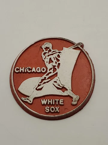Vintage Chicago White Sox Standing Board Baseball Fridge Rubber Team Logo Magnet Cover