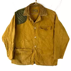 Vintage Stream-Field 1960s Hunting Jacket Size Large Brown Button Up - Picture 1 of 5