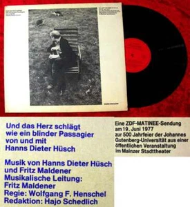 LP Hanns Dieter Hüsch: ZDF Matinee Sendung am 19. Juni 1977 - Bild 1 von 1