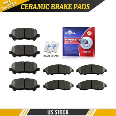 Комплект передних и задних керамических тормозных колодок для Honda Pilot Acura MDX ZDX 2009–2015 годов выпуска - Изображение 1 из 4