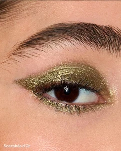 ¡NUEVO! Sombra líquida y delineador VIOLETTE FR "Yeux Paint Twinkling", Scarabée d'Or - Imagen 1 de 4