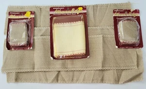 LOT OF ZWEIGART LINEN WOVEN EDGE CROSS STITCH BAND 3", 4.75" WIDTHS 24 COUNT - Picture 1 of 2