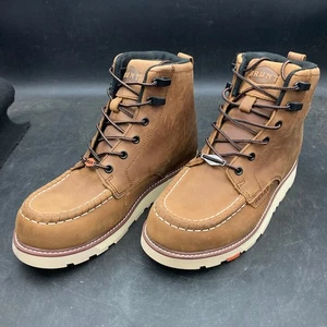 Men's Brunt Marin Brown Suede Hiking/Work Boots Size 8 NEW - Picture 1 of 10