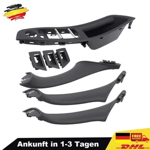 Manija de puerta interior delantera y trasera negra para BMW Serie 5 F10 F11 2009-2017 DHL - Imagen 1 de 12
