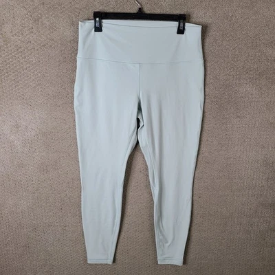 Lululemon Align 紧身裤女式 14 蓝色运动服运动休闲拉弹力 — 第 1/4 张图片