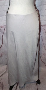 Maxifalda de satén champán A New Day para mujer cintura elástica abertura lateral talla XL - Imagen 1 de 3