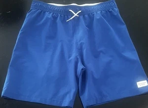 ABERCROMBIE KIDS LINED SWIM TRUNKS ABOVE KNEE Boy’s SIZE 17/18 Royal Blue NWOT - Picture 1 of 6