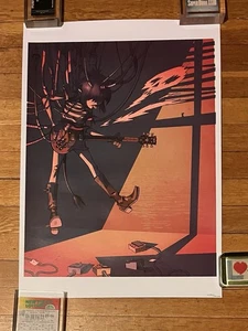 Gorillaz Cyborg Noodle Jamie Hewlett Limited Edition Print 2086/3000 - Bild 1 von 8