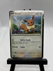 Pokemon Card Eevee SVP043 Scarlet & Violet Black Star Promo - Picture 1 of 7