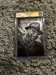CGC 9.9 FREDDY VS JASON HULK #340 BIRTH OF A SLASHER 1/1 Metall Kirkham signiert - Bild 1 von 3