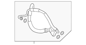 Genuine GM Air Conditioning Compressor Hose Assembly with Seals 84129882 - Picture 1 of 3