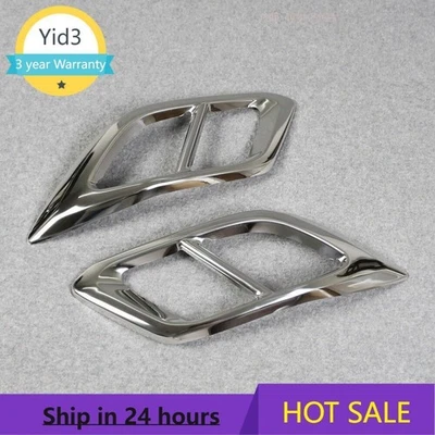 Silenciador de escape de acero plateado para Lexus RX350 450H 16-19 punta trasera tubo marco moldura Foto 1 de 4