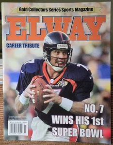 Gold Collector's Series Sports Magazine John Elway Career Tribute - Picture 1 of 1