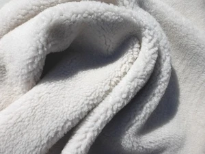 Piel de oveja piel de oveja piel de oveja blanco roto corto grueso rizado felpa pelo esponjoso - Imagen 1 de 6