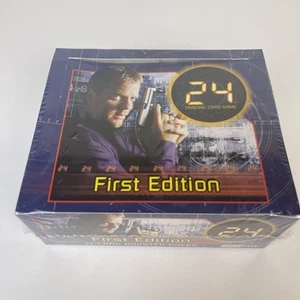 24 CCG TCG First Edition Sealed Booster Box Television Show Card Game Press Pass - Bild 1 von 7