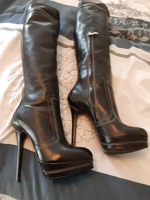 Botas Gianmarco Lorenzi Talla 37 Negras Foto 1 de 4