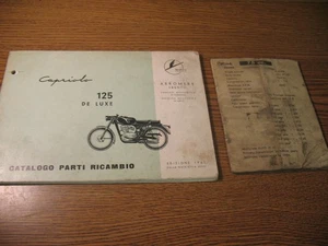 USED VINTAGE AEROMERE TRENTO CAPRIOLO 125 DELUXE PARTS CATALOG 1961 (K-9929) - Bild 1 von 14