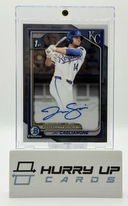2024 Bowman Draft Jac Caglianone 1st Chrome AUTO CPA-JC KC Royals - Bild 1 von 11