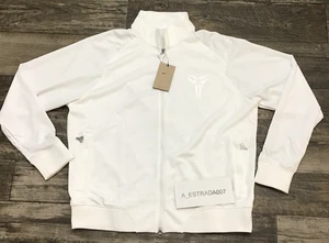NWT Nike Kobe Bryant Halo White Full Zip Jacket FZ0936-100 Sz Large  $130 RETAIL - Picture 1 of 17