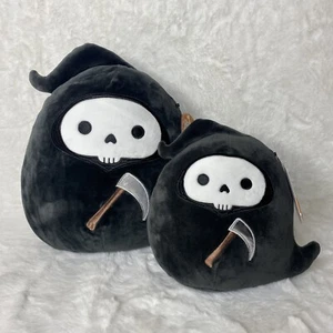Squishmallows 12" & 8" Otto Grim Reaper Skeleton Halloween Squishmallow Plush - Picture 1 of 10