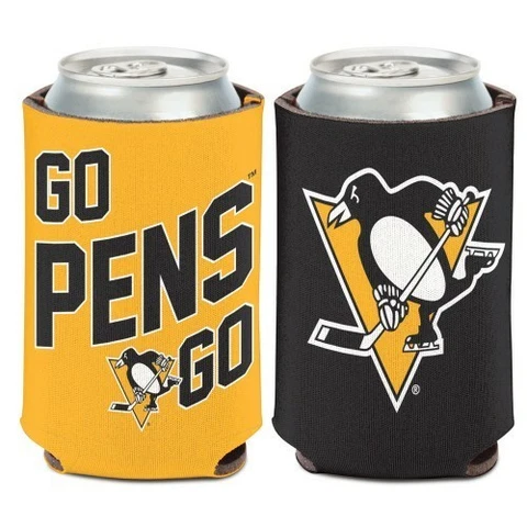 PITTSBURGH PENGUINS 2 SIDED SOFT FOAM CAN COOLER COOZIE KOOZIE HOLDER Cover