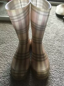 Burberry rosa Regenstiefel - Bild 1 von 6