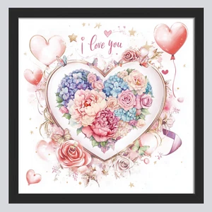 Flowers Wall Art Home Decor Giclee Print, Valentine's Gift BIRTHDAY GIFT 12x12 - Picture 1 of 8