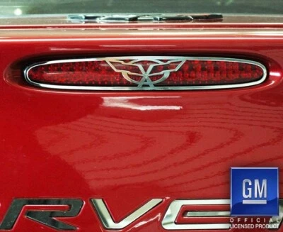Polished Stainless 5th Brake Light Trim For 1997-2004 Chevy Corvette - Image 1 of 4
