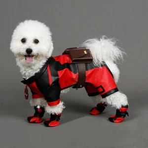 Deadpool 3 Wolverine Mascota Perro Disfraz Disfraz Conjunto Ropa para Mascotas Perro Gato Disfraz - Imagen 1 de 17