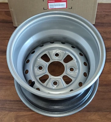 ОРИГИНАЛЬНОЕ ЗАДНЕЕ КОЛЕСО HONDA RANCHER TRX 350 FM FE СЕРЕБРИСТОЕ 11 ДЮЙМОВ, ОБОД 42650-HN5-M40ZA - Изображение 1 из 3