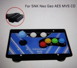 SNK NeoGeo Neo Geo AES CD Arcade Stick MVS color 15-pin Wired controller mint - Picture 1 of 12