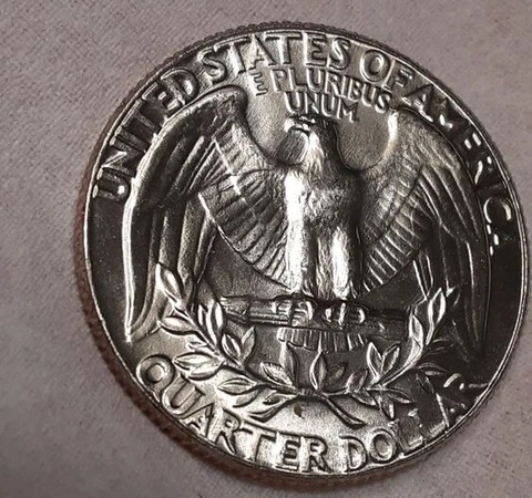1974 D Washington Quarter - Spitting Eagle - Die Clash - Uncirculated Cover